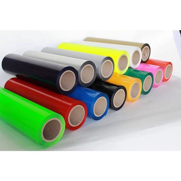 PU Heat Transfer Vinyl Rolls , 200 Microns Reflective Heat Transfer Vinyl